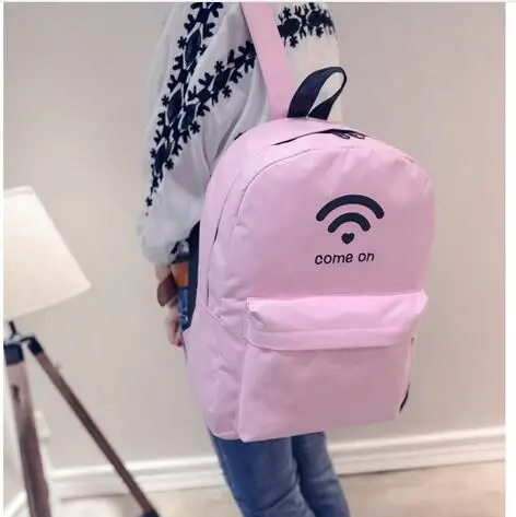 

Wifi Lovely Heart Shaped Cute 2017 New Schoolbag Backpack For Women men Mochilas Teenage Girls Mochila Escolar