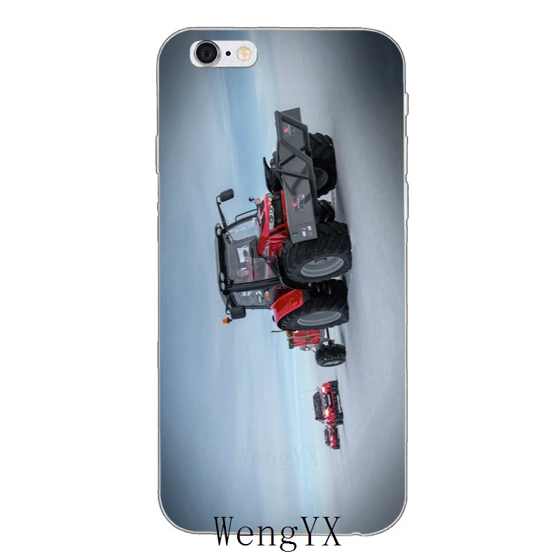 Massey Ferguson тонкий силиконовый мягкий чехол для телефона iPhone 4 4s 5 5s 5c SE 6 6s plus 7 7plus 8 8plus