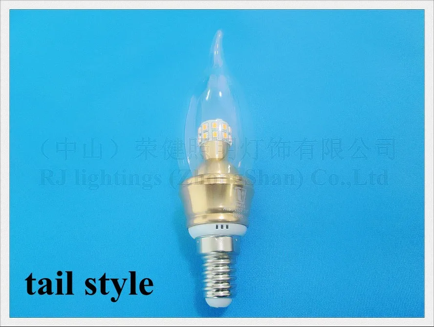 led candle light bulb 3w cylinder  01