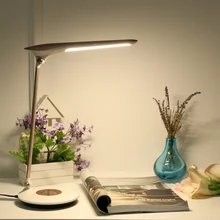 Светодиодный настольный светильник защита глаз 5,5 Вт 300Лм складные для чтения кабинет офисная настольная лампа ночник, для дома настольные лампы США/ЕС