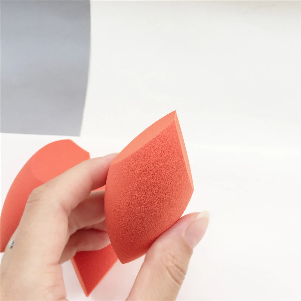 Спонж для растушевки косметики bdbeauty 3D чистый оранжевый мягкий косметический