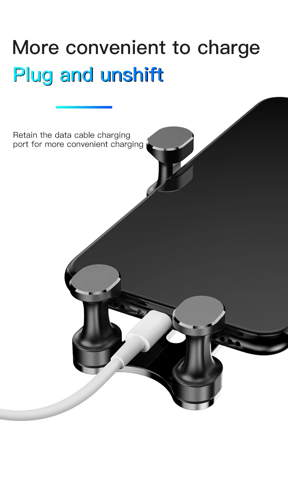 !ACCEZZ Gravity Car Phone Holder Air Vent Mount Mobile Phone Holder Universal For iphone XS MAX Xiaomi Mix 3 Bracket Support GPS (14)