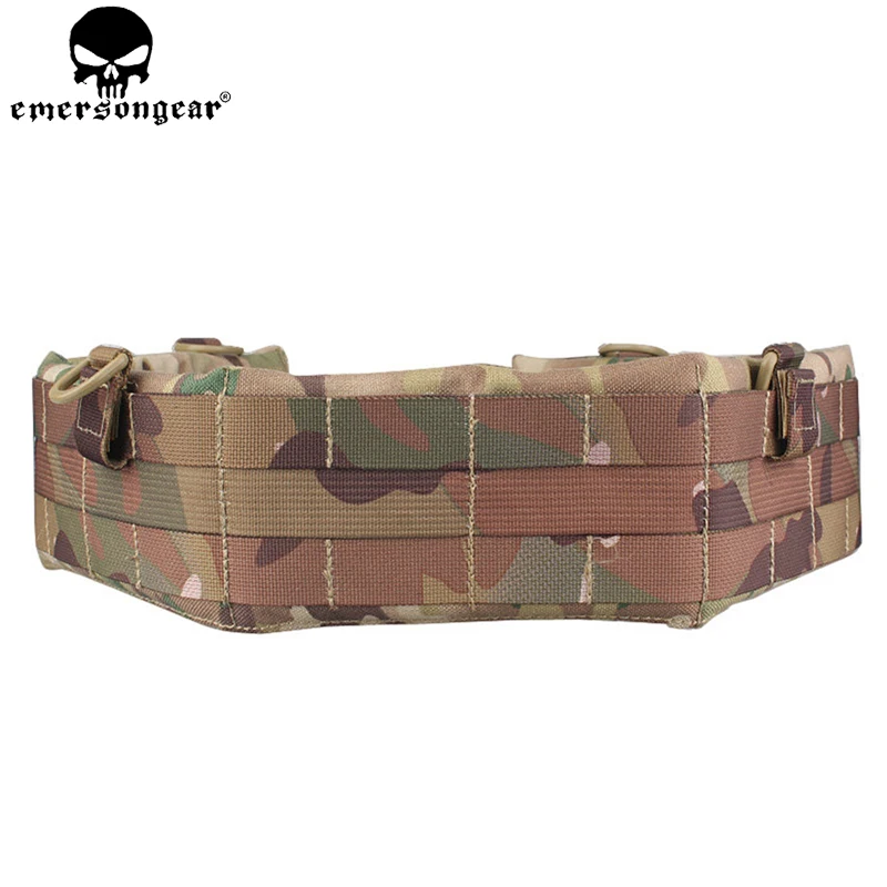 EMERSONGEAR Molle Padded Patrol Belt Tactical Hunting Men Airsoft Belt Combat Military Army Patrol Belt Multicam EM9155