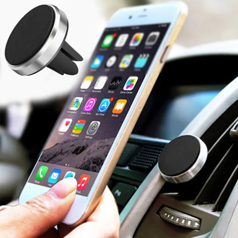 

Mini Car Holder Air Vent GPS Mount Magnet Magnetic Cell Phone Holder Universal For iPhone 7 6S 5 Samsung Bracket Stand
