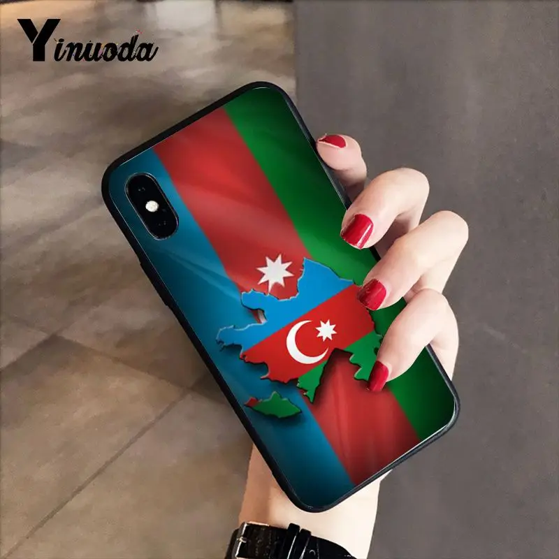 Yinuoda azerbaiana buta flag Красочный милый чехол для телефона iPhone 8 7 6 6S 6Plus X XS MAX 5 5S SE XR 10 Чехол