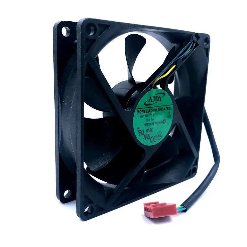 92mm 90mm PWM 12 V مروحة العلامة التجارية جديد ADDA AD0912UX-A7BGL 9225 3900 RPM 50CFM CPU تبريد مروحة 92mm 90mm PWM 12 V مروحة العلامة التجارية جديد ADDA AD0912UX-A7BGL 9225 3900 RPM 50CFM CPU تبريد مروحة