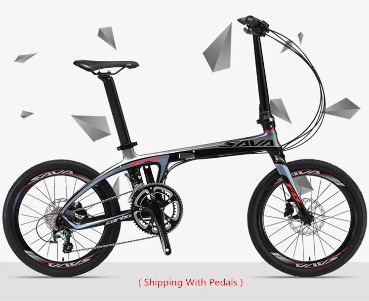 Best New Brand Carbon Fiber light folding bicycle outdoor sports 20 inch Alumunium wheel 9/20/22 speed bicicleta dual Oil disc bike 2
