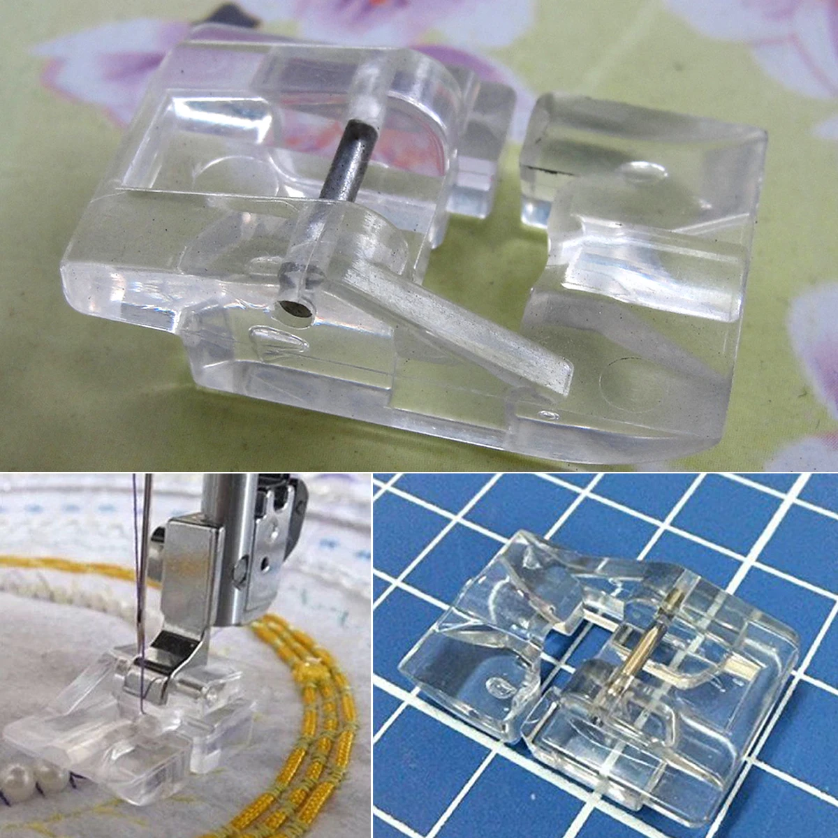 Pearls & Sequins Foot Round Bead Foot Fits Singer / Brother / Babylock 9910