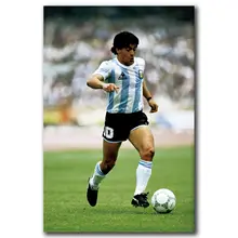 Q0948 плакаты и принты Maradona Футбол Звезда поп Горячая 12x18 24x36in художественный постер картина домашний декор