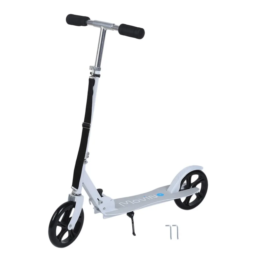 Vouwen Twee Wiel Voet Scooters Verstelbare 90-105 cm Hoogte Volwassen Kick Scooter Draagbare Fiets Rustig Stedelijke Campus Vervoer Vouwen Twee Wiel Voet Scooters Verstelbare 90-105 cm Hoogte Volwassen Kick Scooter Draagbare Fiets Rustig Stedelijke Campus Vervoer
