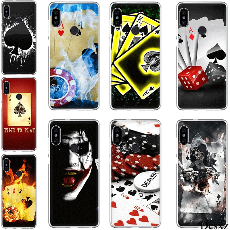 Case Cover For Xiaomi Redmi 3 3S 4 4A 4X 5 5A Plus 6 6A S2 7 Go Pro Prime Poker hard PC cases | Мобильные телефоны и