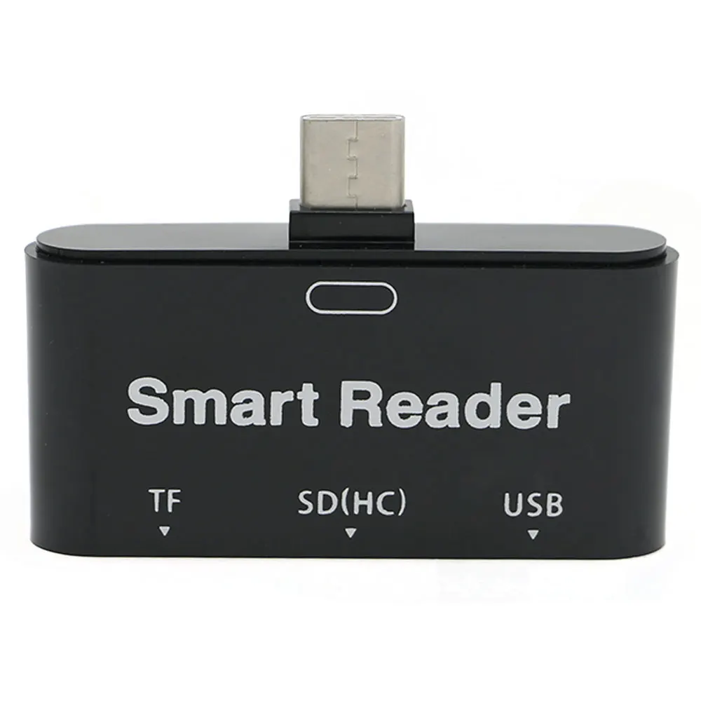 Тип C 3 в 1 USB 2,0/TF/(HC) слот для OTG смарт-карт ридер адаптер конвертер