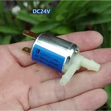 1 шт. DC24V диспенсер для воды микро электрический клапан для воды клапан обычно Тип распылитель Соленоидный клапан
