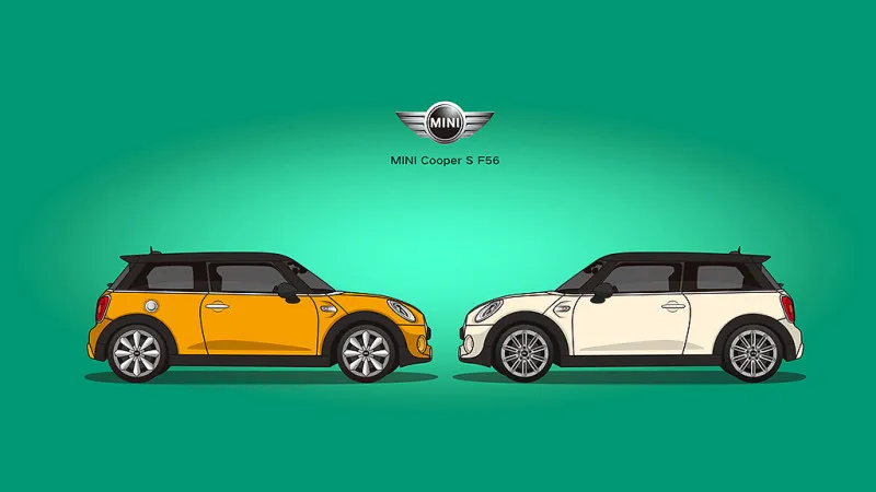 FRP Запчасти для Mini F56 Duell стиль задний спойлер стекловолокно(белый или черный