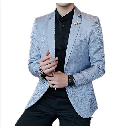 Повседневный костюм мужской 2018 Весна Мужская куртка маленького размера, корейское производство тенденция красивый маленький костюм один