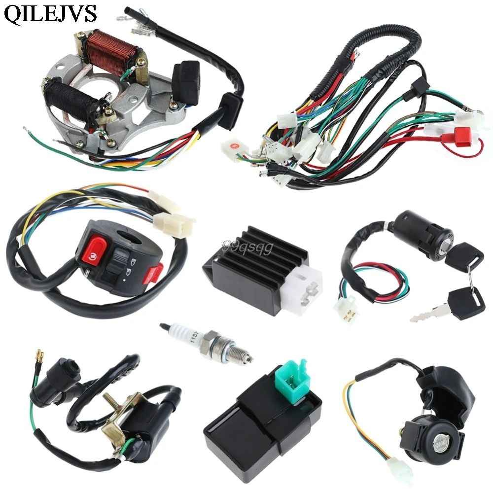 50/70/90/110CC CDI Wire Harness Assembly Wiring Set ATV Electric Quad Coolster Drop shipping-in Motorcycle Starter from Automobiles & Motorcycles on ...