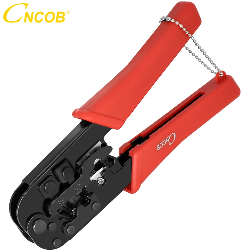

CNCOB Cable Crimper,RJ45 Ethernet Connector Crimp Tool, 8P Cable Connector Network Pliers, 6P / 4P Phone Cable Tools