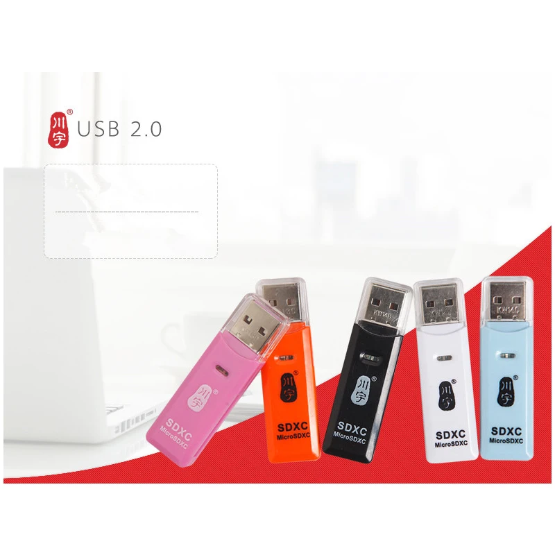 Kawau USB 2,0 Microsd кард-ридер поддерживает до 128 ГБ с sd-слотом кард-ридер C296 высокое качество скорость для компьютера