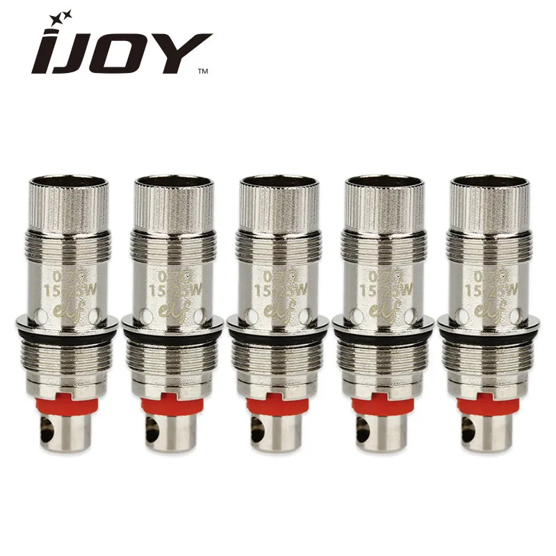 

5pcs IJOY ELF Coils Head for ELF Sub Ohm Tank 2ml Atomizer 0.5 ohm 25~35W / 0.7 ohm 15~25W Electric Cigarette Replacement Core