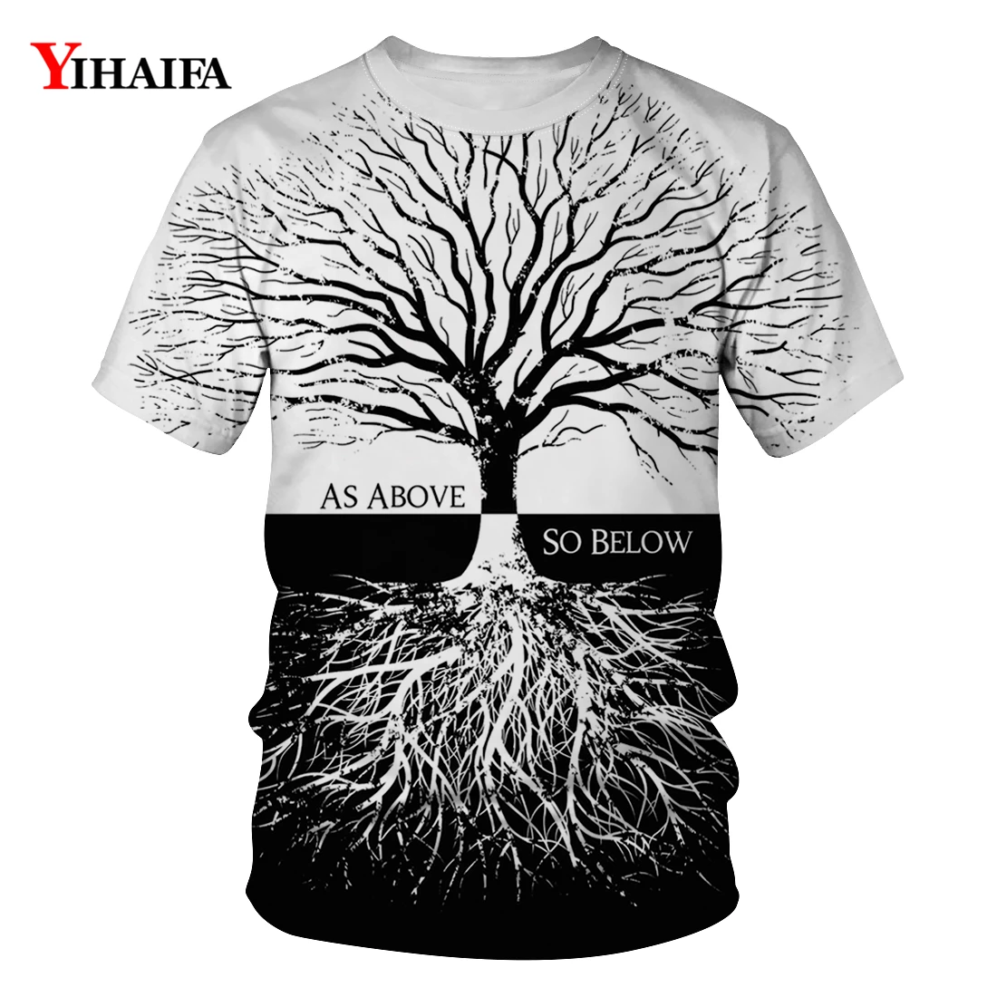 

New Short sleeve Man funny shirt Mens T-shirt 3d Print Forest Trees Graphics Tee Summer Tshirts Plus Size Tops