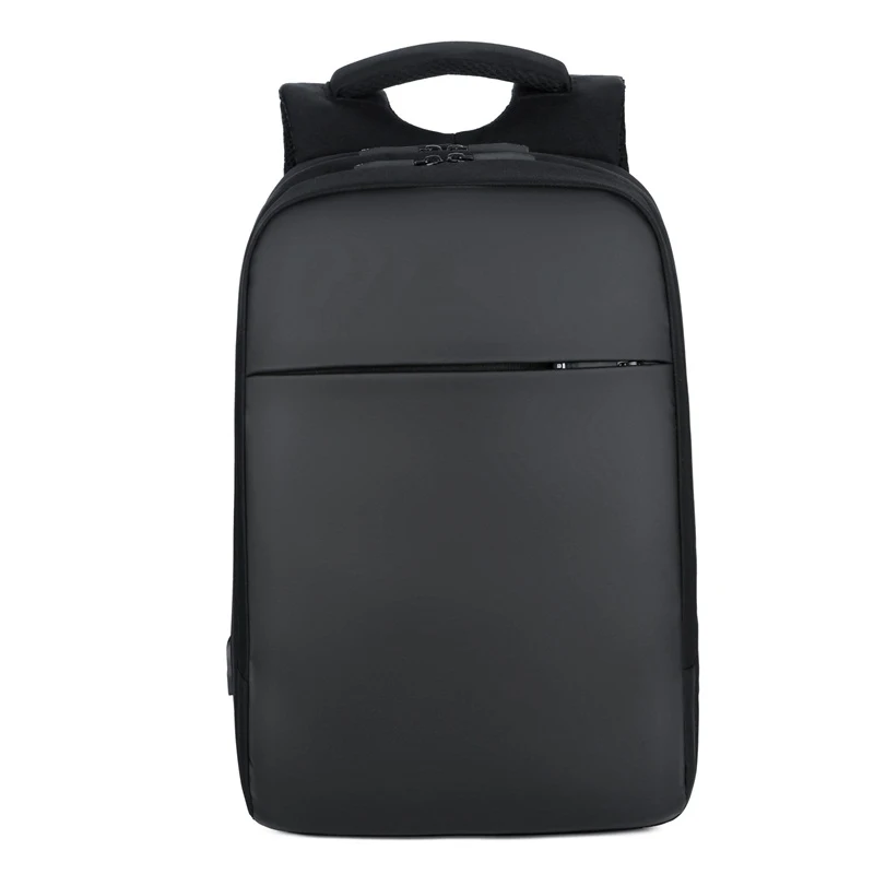 Мужская сумка для ноутбука с защитой от кражи, Школьный Рюкзак Для Путешествий, мужской рюкзак с зарядкой через usb, студенческий рюкзак с большой вместительностью - Цвет: Черный