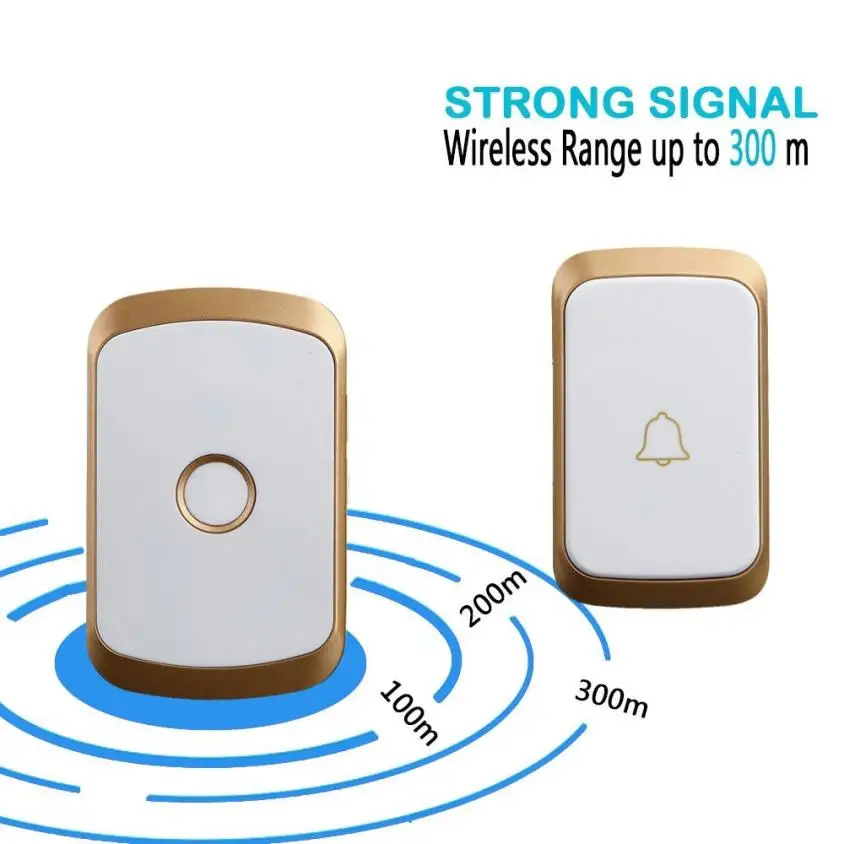 Wireless Remote Control Chime Door Bell Gate Alarm