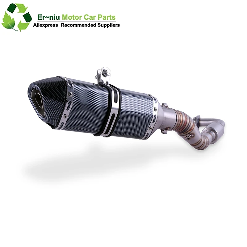 

Motorcycle NMAX155 Motorcycle Exhaust muffler Slip-On Full System contact pipe + exhaust For YAMAHA NVX155 NVX 155 Aerox155