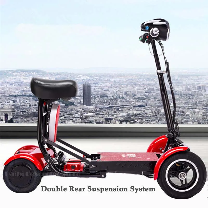  Daibot Four Wheel Electric Skateboard Portable Electric Scooters 10 Inch 36V Foldable Electric Scoo