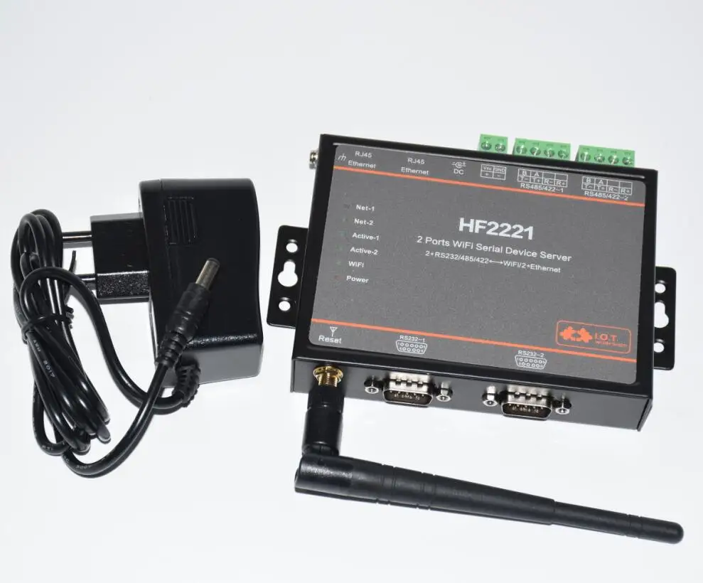 Конвертор сервера RS232/RS422/RS485 на Ethernet/Wi Fi Поддержка преобразования серверного