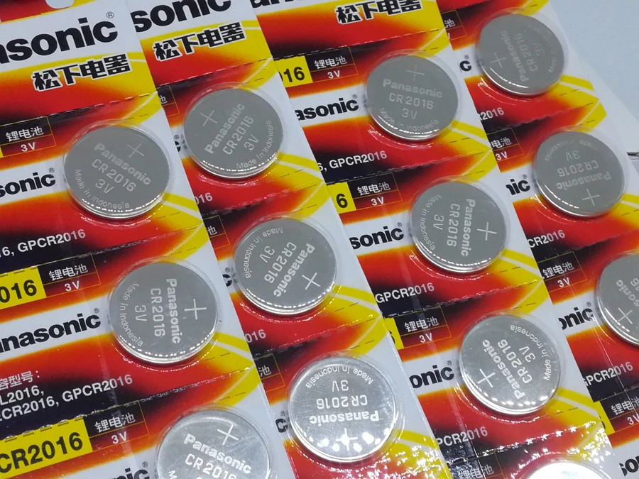 10pcs/lot New Battery For Panasonic CR2016 2016 3V Button Cell Battery