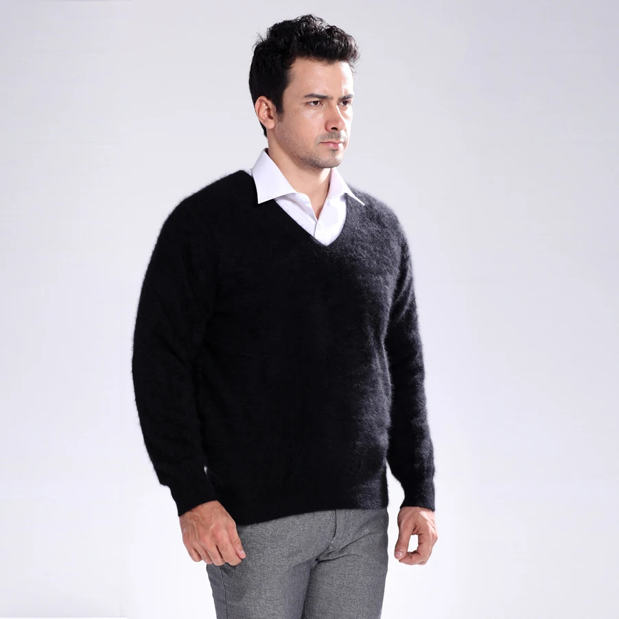 Новые оригинальные норковые кашемировые свитера мужские чистый кашемировые пуловеры, свитеры норковый свитер цена S109