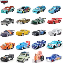 39 стилей Автомобили disney Pixar Cars 2 и автомобили 3 Маккуин гонки Семья металлического сплава литья под давлением игрушечных автомобилей 1:55