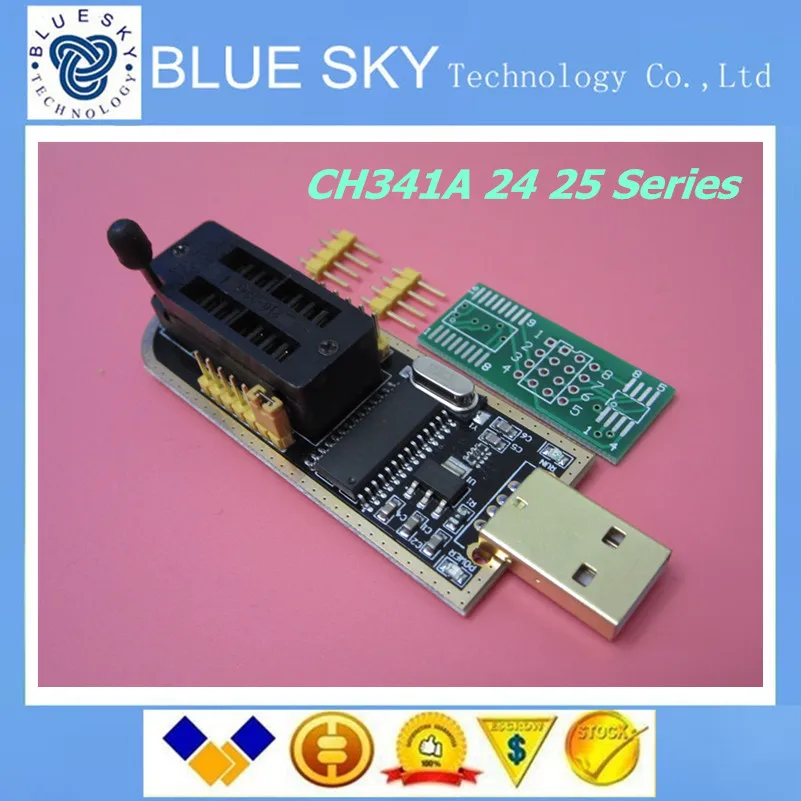 CH341A 24 25 Серии EEPROM Flash BIOS USB Программатор с Программным Обеспечением и Драйверами |