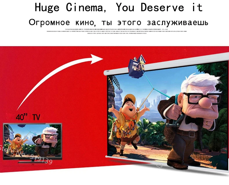 100inch 16x9 Manual Screen pic 10
