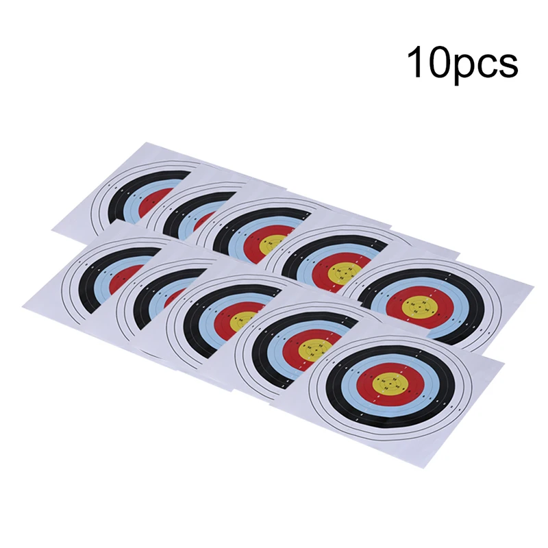 

40cm x 40cm 10Pcs Paper Material Target Paper Face For Outdoor Arrow Bow Shooting Hunting