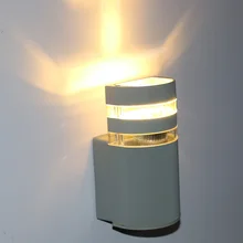 Наружное освещение 7 Вт светодиодный настенный светильник сменный светильник E27 лампа водонепроницаемая IP54 садовый ярд