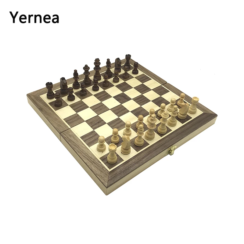 Новинка магнитные шахматы Yernea рандомный Набор для шахматных игр из массива