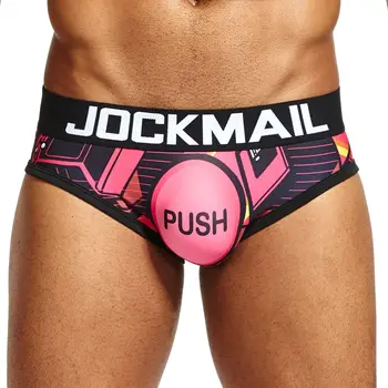 

JOCKMAIL Brand Sexy Mens Underwear Briefs Digitally printed gay panties calzoncillos hombre slip calcinhas cuecas Gay Underwear