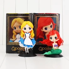 Boxed Q Posket Alice Alice in Wonderland Ariel The Little Mermaid PVC Figure Collectible Model font