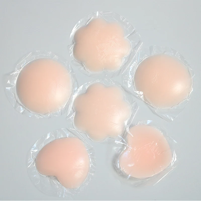 

2Pcs/1Pair Reusable Self Adhesive Silicone Breast Nipple Cover Bra Pasties Pad Nipple Stickers Invisible Breast Petals For Dress