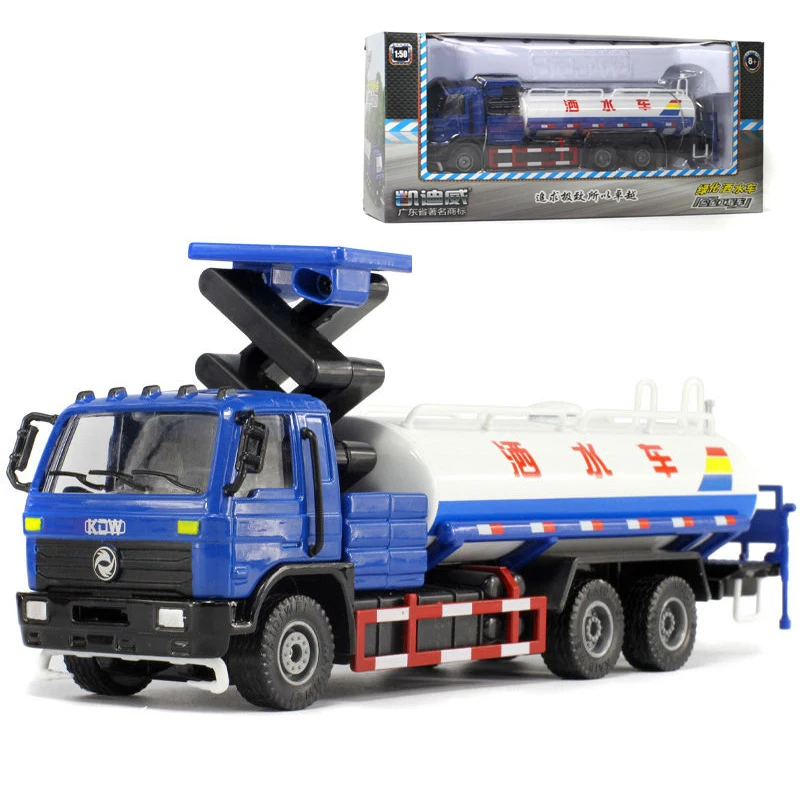 

Alloy engineering vehicle water sprinkler model water gun model toy car watering cart simulation toy model christmas gift