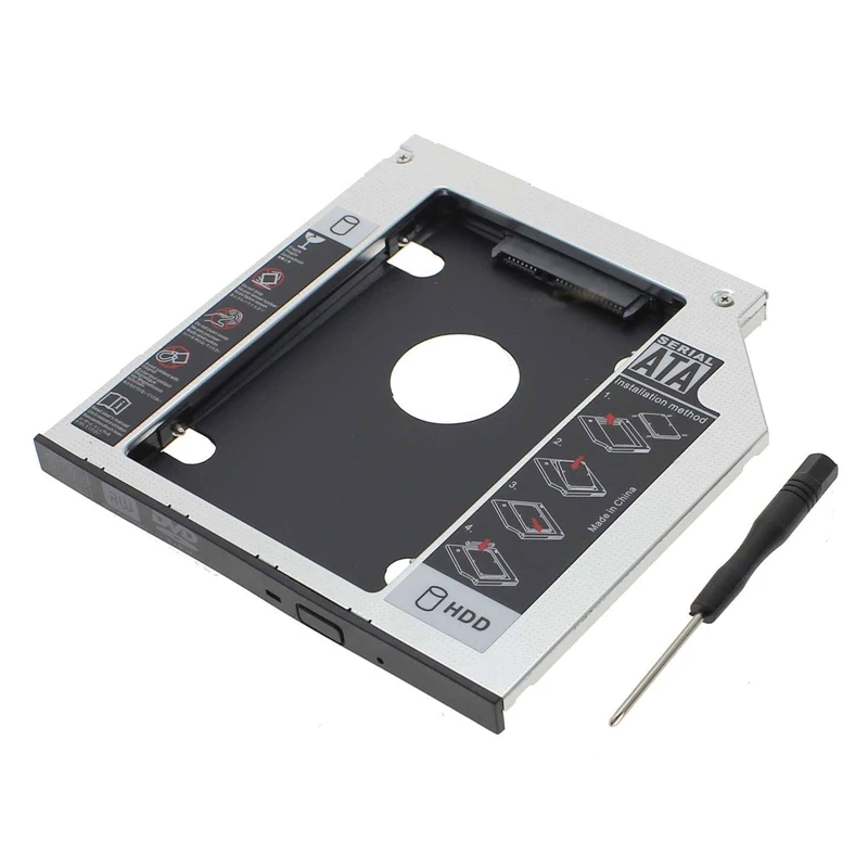 12 7 мм SATA 2nd SSD HDD Caddy для HP ProBook 6560b 6565b 6570b жесткий диск Бесплатная доставка |