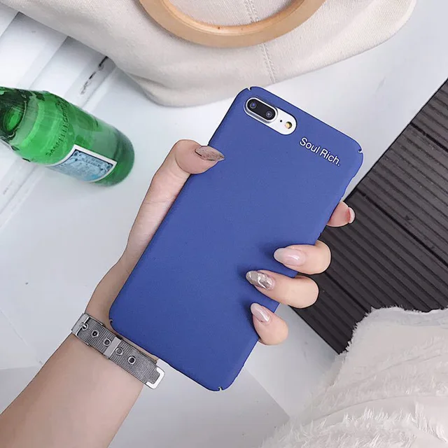 For iPhone 7 Case Royal Blue Retro Green Phone Case For iPhone X XS 6