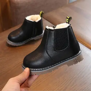 

2019 New Cute Baby Martin Boots for 1-6 Years Old Children Shoes Fashion Boots Kids Work Boots Boy girl winter warm boots