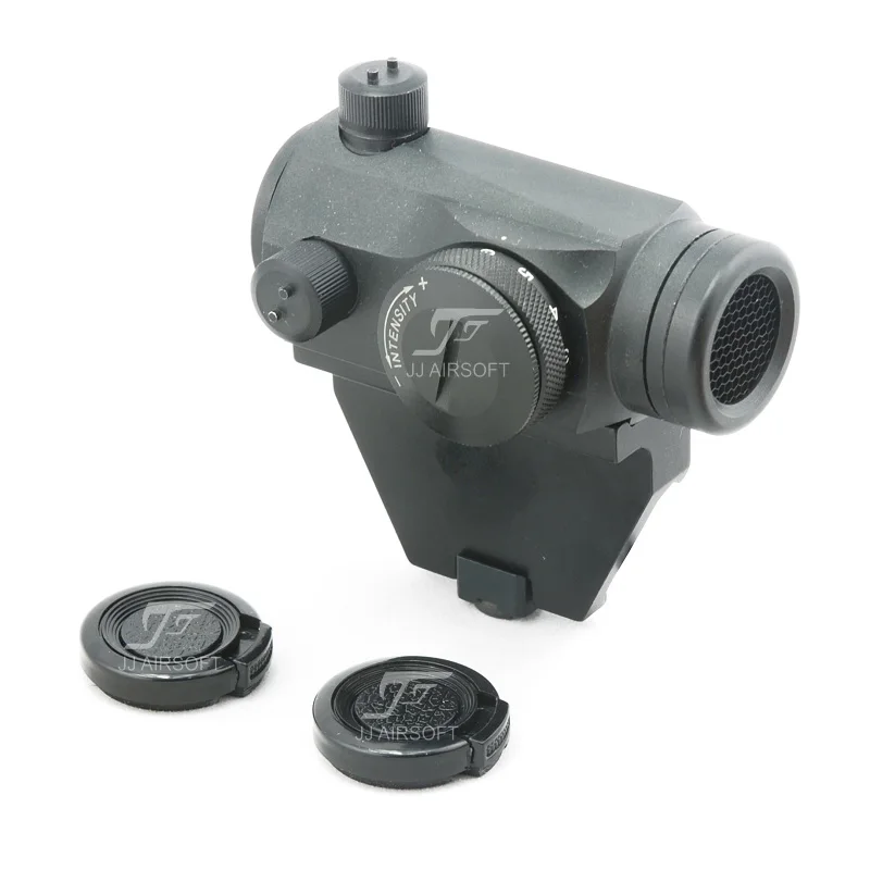 

JJ Airsoft 1x24 Red Dot with Killflash / Kill Flash & Offset Rail Mount (Black)