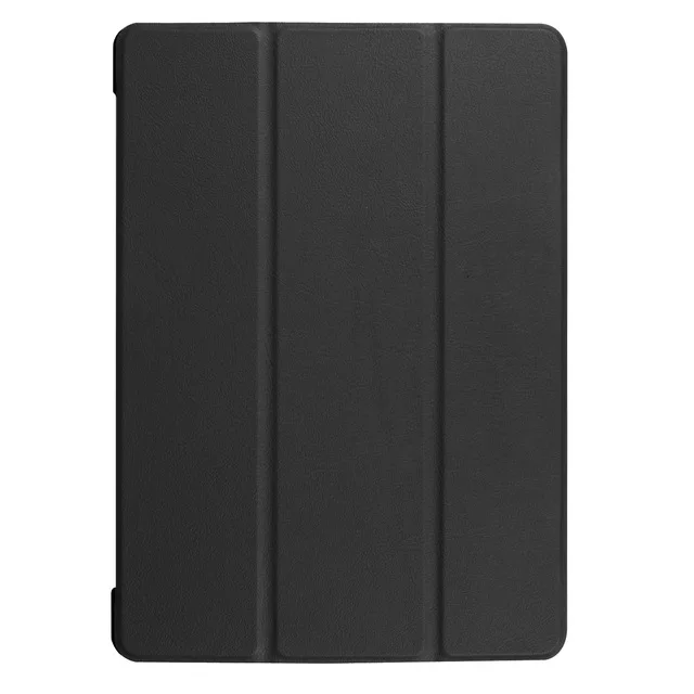 Роскошный умный чехол, защитный для huawei MediaPad T3 AGS-L09 AGS-L03, 9,6 дюймов, кожаный чехол для планшета Honor Play Pad 2 9,6 - Цвет: black
