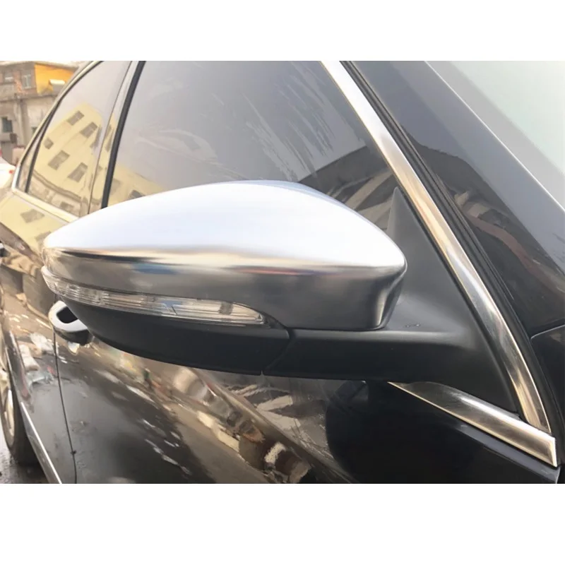 for VW Volkswagen Passat CC B7 Beetle EOS Scirocco R Jetta GLI Matt Chromed Side Wing Mirror Cover Replacement Accessories wisengear led turn signal corner light lamp door rearview mirror cover cap for volkswagen vw beetle cc passat b7 jetta mk6 eos