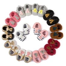 Drop Shipping New Arrivals Fringed Moccasins Baby Toddler Shoes Fashion Girls Newborn Babies Shoes First Walkers