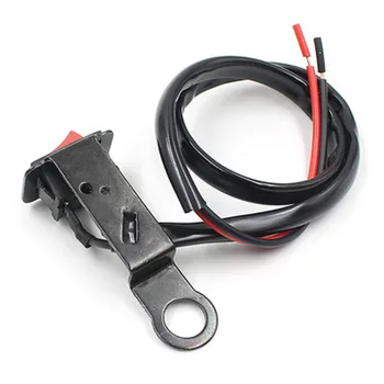 

On Off Button Motorcycle Switch Copper DC12V-24V Black Headlight Handlebar Plastic Waterproof