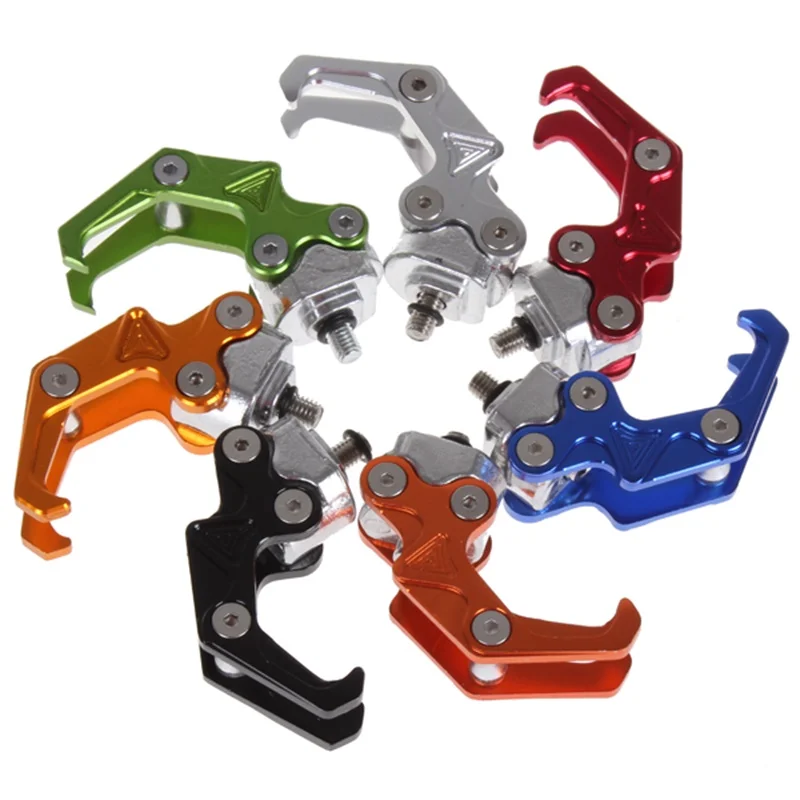 

Durable 6mm Motorbike Motorcycle Scooter Aluminum Alloy Helmet Bag Holder Hanger Hook CNC Hook Red Black Blue Silver Orange